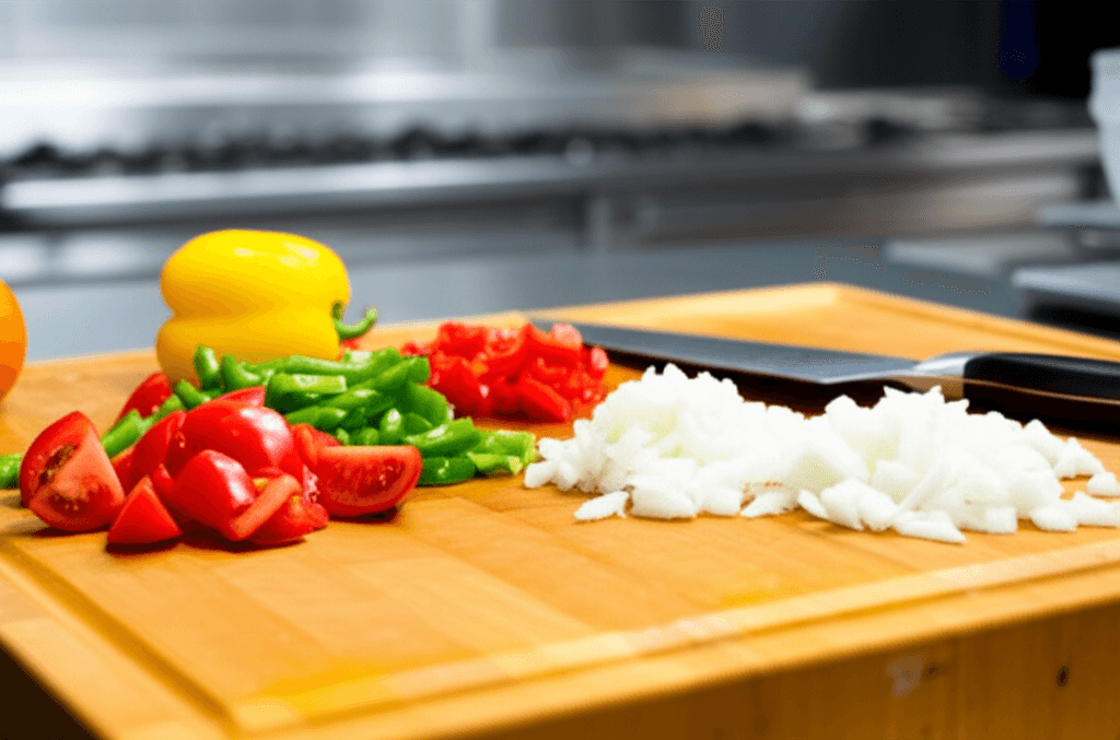 Commercial restaurant kitchen